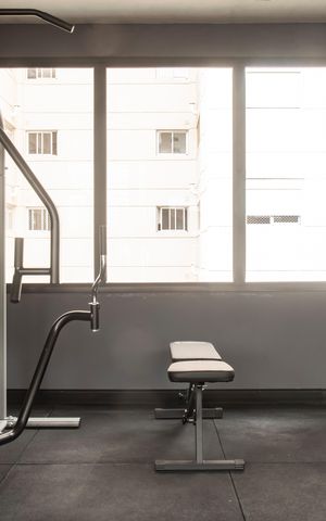 Studio à venda com 29m², 1 quarto e sem vagaÁrea comum - Academia