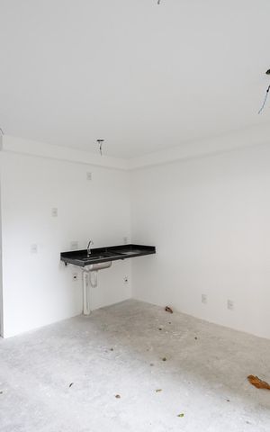 Studio à venda com 26m², 1 quarto e sem vaga Studio à venda com 26m², 1 quarto e sem vagaSala/Quarto