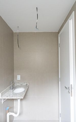 Studio à venda com 25m², 1 quarto e sem vaga Studio à venda com 25m², 1 quarto e sem vagaBanheiro Social