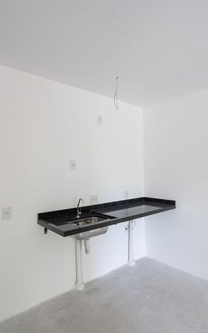 Studio à venda com 29m², 1 quarto e sem vaga Studio à venda com 29m², 1 quarto e sem vagaCozinha