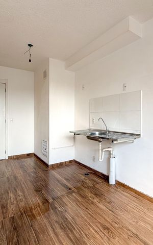 Apartamento à venda com 24m², 1 quarto e sem vaga Apartamento à venda com 24m², 1 quarto e sem vagaSala e cozinha