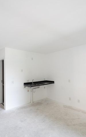 Studio à venda com 26m², 1 quarto e sem vaga Studio à venda com 26m², 1 quarto e sem vagaSala/Quarto