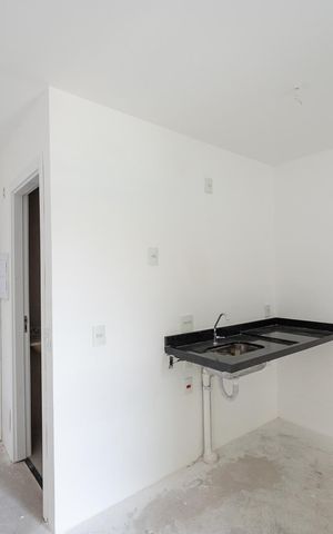 Studio à venda com 26m², 1 quarto e sem vaga Studio à venda com 26m², 1 quarto e sem vagaCozinha