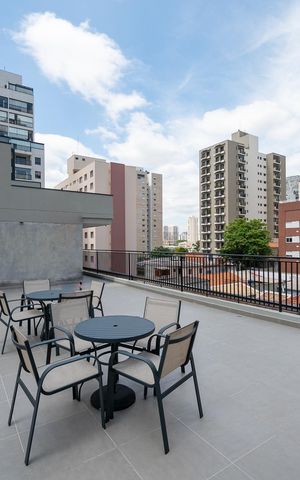Studio à venda com 24m², 1 quarto e sem vaga Studio à venda com 24m², 1 quarto e sem vagaChurrasqueira