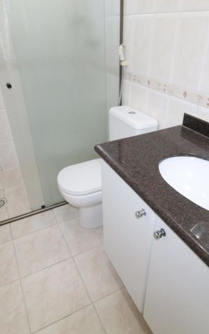Apartamento para alugar com 107m², 3 quartos e 2 vagasBanheiro da Suíte