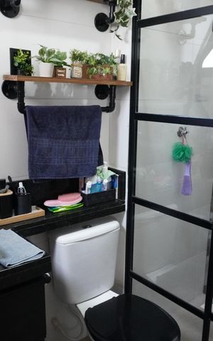 Apartamento à venda com 80m², 1 quarto e 1 vagaBanheiro