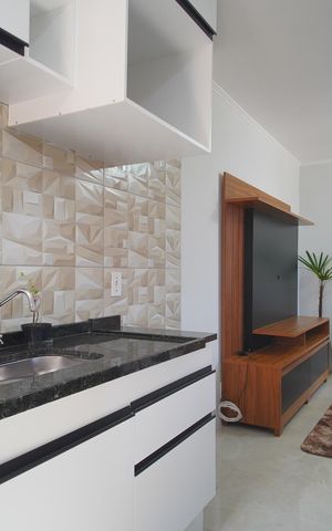 Apartamento à venda com 47m², 2 quartos e 1 vagaCozinha