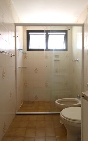 Apartamento à venda com 57m², 1 quarto e sem vagaBanheiro da Suíte