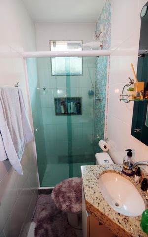 Casa à venda com 60m², 2 quartos e sem vagaBanheiro da Suíte