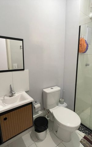 Apartamento para alugar com 49m², 2 quartos e 1 vaga Apartamento para alugar com 49m², 2 quartos e 1 vagaBanheiro Social