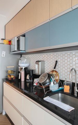 Apartamento à venda com 70m², 2 quartos e 1 vaga Apartamento à venda com 70m², 2 quartos e 1 vagaCozinha e Área de Serviço