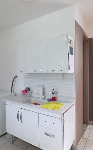 Studio à venda com 28m², 1 quarto e sem vagaCozinha