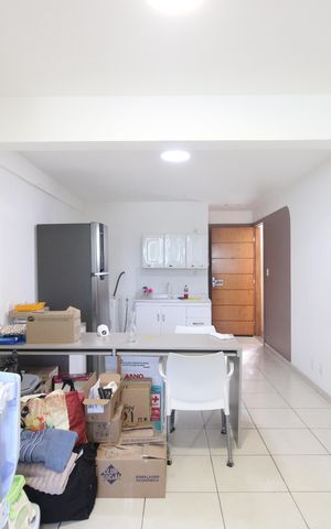 Studio à venda com 28m², 1 quarto e sem vagaSala