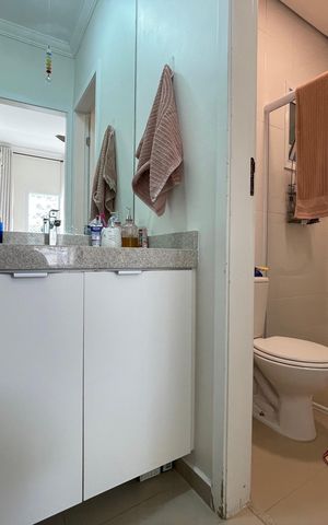 Apartamento para alugar com 38m², 1 quarto e sem vaga Apartamento para alugar com 38m², 1 quarto e sem vagaBanheiro
