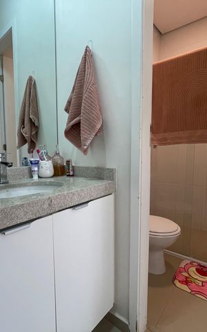 Apartamento para alugar com 38m², 1 quarto e sem vaga Apartamento para alugar com 38m², 1 quarto e sem vagaBanheiro