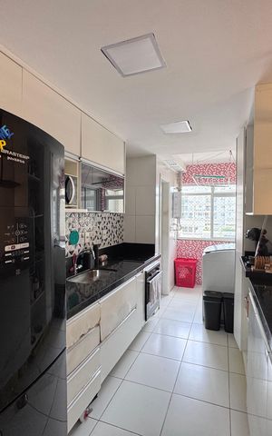 Apartamento à venda com 87m², 3 quartos e 2 vagas Apartamento à venda com 87m², 3 quartos e 2 vagasCozinha e Área de Serviço