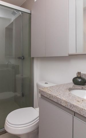 Apartamento à venda com 58m², 2 quartos e 1 vagaBanheiro da Suíte