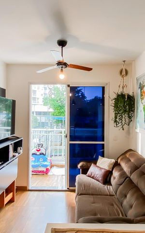 Apartamento à venda com 33m², 1 quarto e 1 vaga Apartamento à venda com 33m², 1 quarto e 1 vagaSala