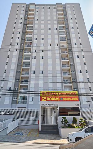 Apartamento para alugar com 48m², 2 quartos e 1 vagaFachada e portaria