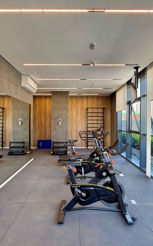 Studio para alugar com 25m², 0 quarto e sem vaga Studio para alugar com 25m², 0 quarto e sem vagaAcademia