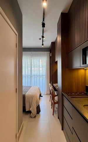 Studio para alugar com 25m², 0 quarto e sem vaga Studio para alugar com 25m², 0 quarto e sem vagaCozinha