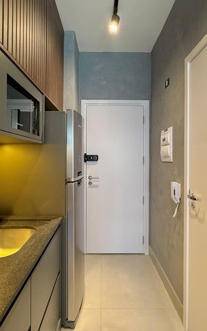 Studio para alugar com 25m², 0 quarto e sem vaga Studio para alugar com 25m², 0 quarto e sem vagaCozinha