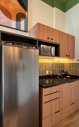 Studio à venda com 27m², 1 quarto e sem vaga Studio à venda com 27m², 1 quarto e sem vagaStudio