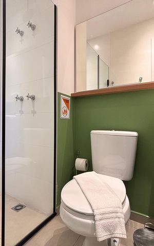 Studio à venda com 27m², 1 quarto e sem vaga Studio à venda com 27m², 1 quarto e sem vagaBanheiro