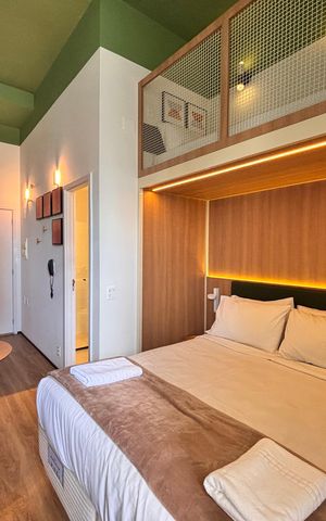 Studio à venda com 27m², 1 quarto e sem vaga Studio à venda com 27m², 1 quarto e sem vagaStudio