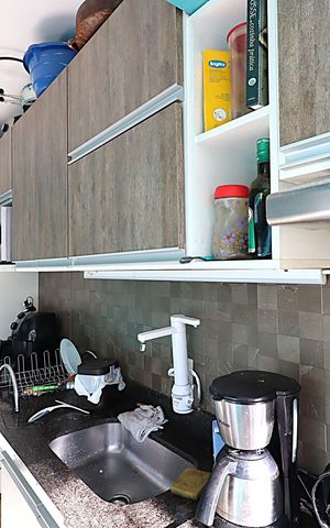 Apartamento à venda com 49m², 1 quarto e 1 vagaCozinha - Armários