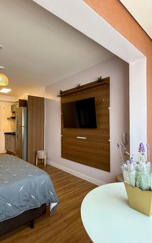 Studio para alugar com 27m², 1 quarto e sem vaga Studio para alugar com 27m², 1 quarto e sem vagaQuarto