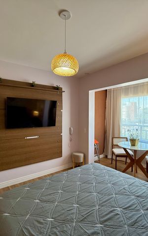 Studio para alugar com 27m², 1 quarto e sem vaga Studio para alugar com 27m², 1 quarto e sem vagaQuarto