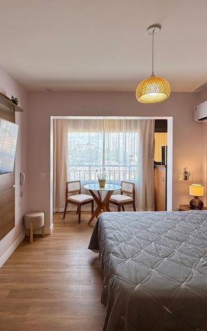 Studio para alugar com 27m², 1 quarto e sem vaga Studio para alugar com 27m², 1 quarto e sem vagaQuarto