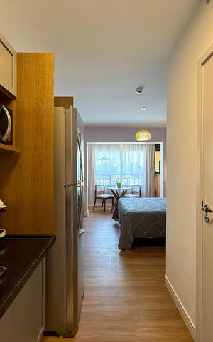 Studio para alugar com 27m², 1 quarto e sem vaga Studio para alugar com 27m², 1 quarto e sem vagaCozinha