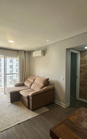 Apartamento para alugar com 51m², 1 quarto e 1 vaga Apartamento para alugar com 51m², 1 quarto e 1 vagaSala