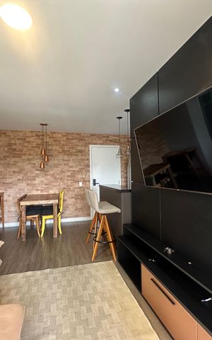 Apartamento para alugar com 51m², 1 quarto e 1 vaga Apartamento para alugar com 51m², 1 quarto e 1 vagaSala
