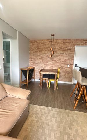 Apartamento para alugar com 51m², 1 quarto e 1 vaga Apartamento para alugar com 51m², 1 quarto e 1 vagaSala