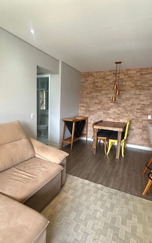 Apartamento para alugar com 51m², 1 quarto e 1 vaga Apartamento para alugar com 51m², 1 quarto e 1 vagaSala