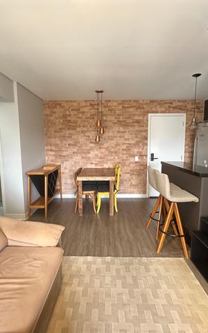 Apartamento para alugar com 51m², 1 quarto e 1 vaga Apartamento para alugar com 51m², 1 quarto e 1 vagaSala