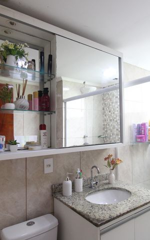 Apartamento à venda com 45m², 2 quartos e 1 vagaBanheiro