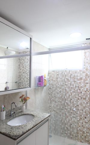 Apartamento à venda com 45m², 2 quartos e 1 vagaBanheiro