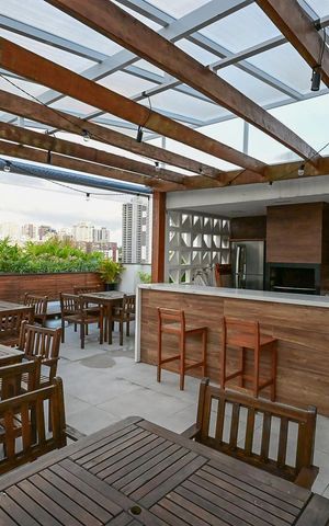 Apartamento à venda com 40m², 1 quarto e sem vagaChurrasqueira