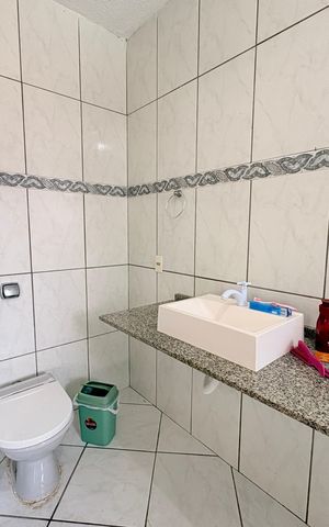 Casa à venda com 500m², 3 quartos e 5 vagasBanheiro da Suíte