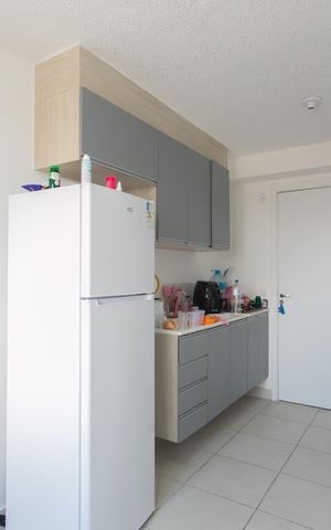 Apartamento à venda com 36m², 2 quartos e sem vaga Apartamento à venda com 36m², 2 quartos e sem vagaSala / Cozinha