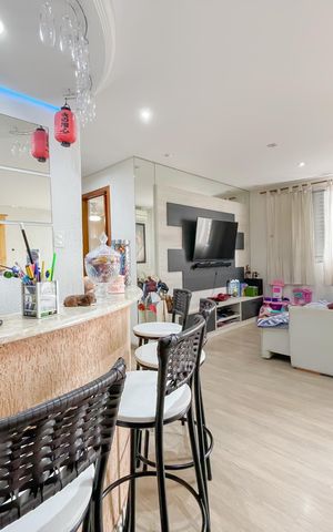 Apartamento à venda com 74m², 2 quartos e 1 vaga Apartamento à venda com 74m², 2 quartos e 1 vagaSala
