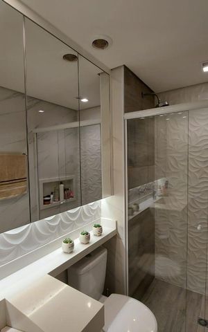Apartamento à venda com 69m², 2 quartos e 1 vaga Apartamento à venda com 69m², 2 quartos e 1 vagaBanheiro