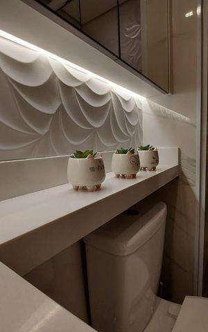 Apartamento à venda com 69m², 2 quartos e 1 vaga Apartamento à venda com 69m², 2 quartos e 1 vagaBanheiro