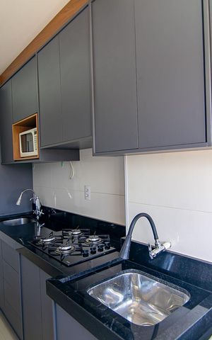 Apartamento para alugar com 51m², 2 quartos e 2 vagasCozinha