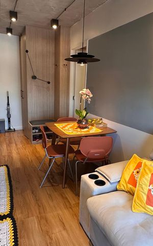 Studio à venda com 40m², 1 quarto e 1 vaga