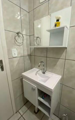 Apartamento para alugar com 45m², 1 quarto e 1 vaga Apartamento para alugar com 45m², 1 quarto e 1 vagaBanheiro